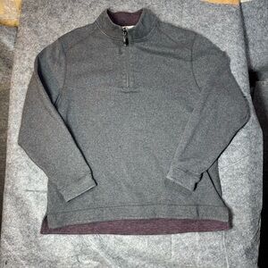 Tommy Bahama Reversible Mixed Doubles‎ Half-Zip Sweatshirt Large